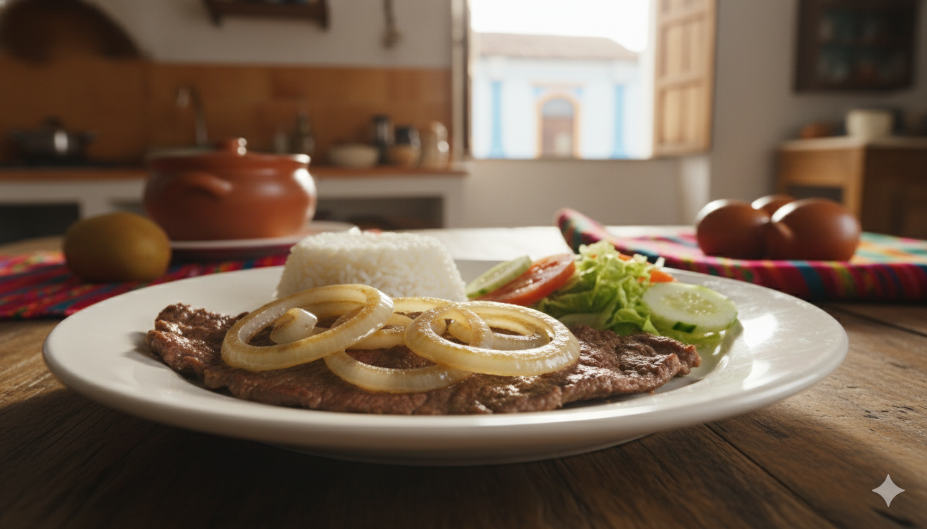 Bistec Encebollado